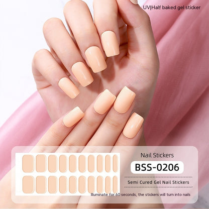 Semi-curing Gel Nail Stickers