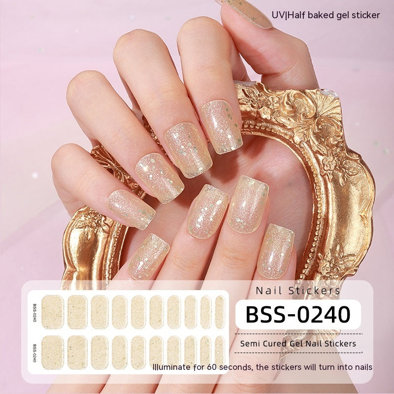 Semi-curing Gel Nail Stickers