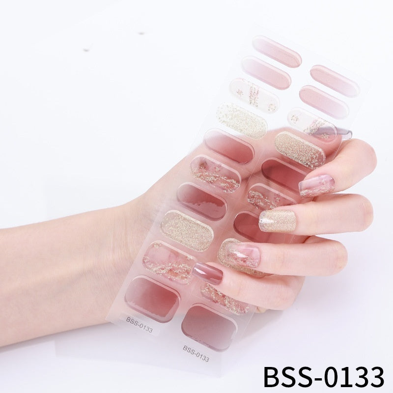 Semi-curing Gel Nail Stickers