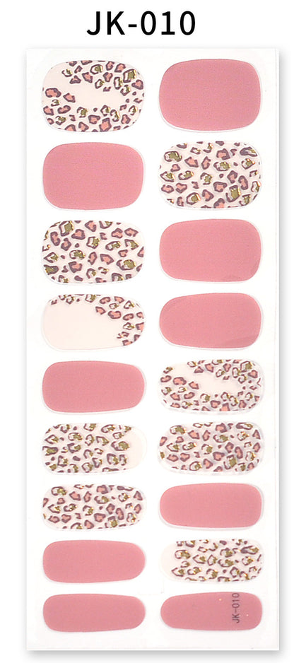 Bronzing 3D Nail Sticker