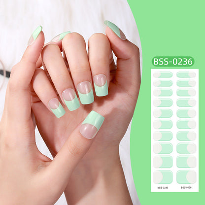 Semi-curing Gel Nail Stickers