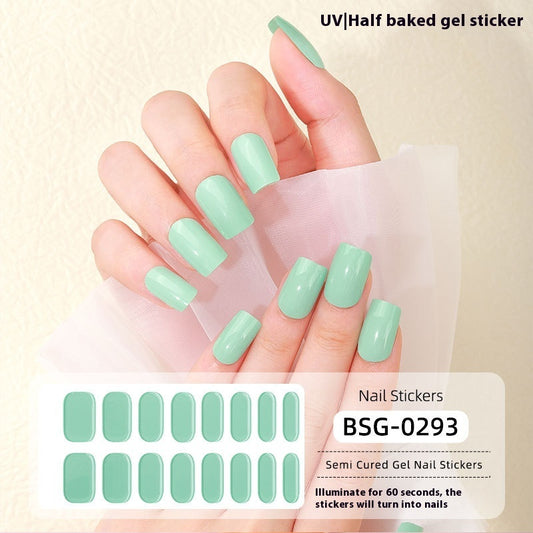 Pure Color Nail Sticker