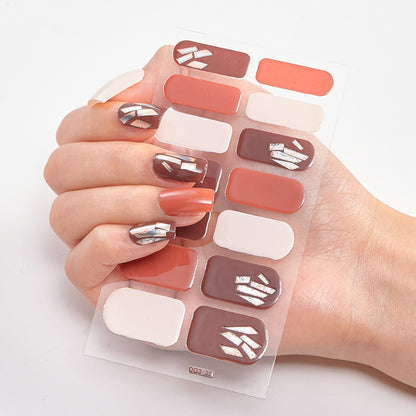 Bronzing Craft Nail Sticker