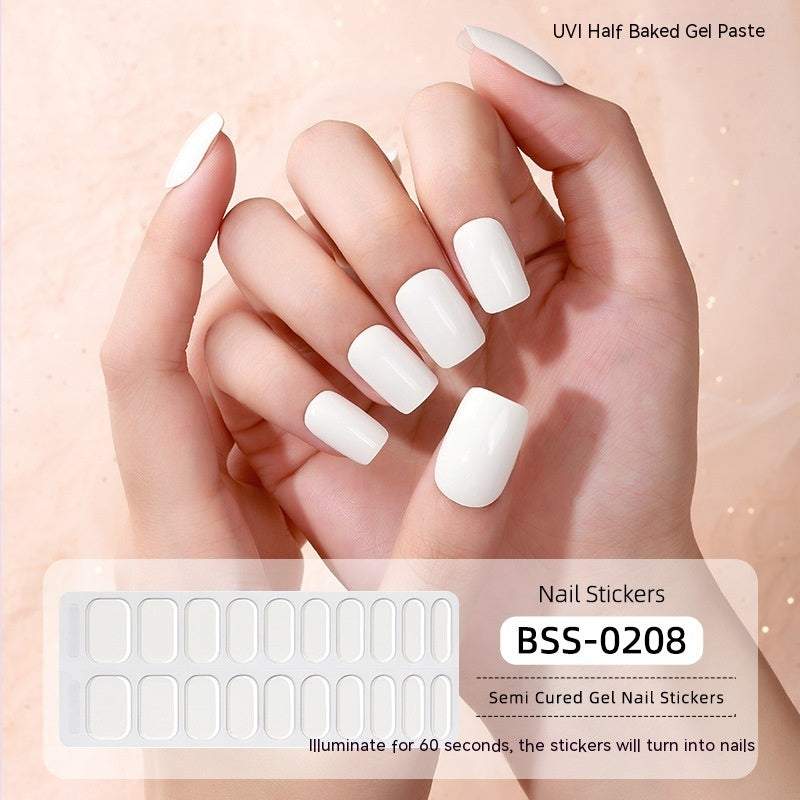 Semi-curing Gel Nail Stickers