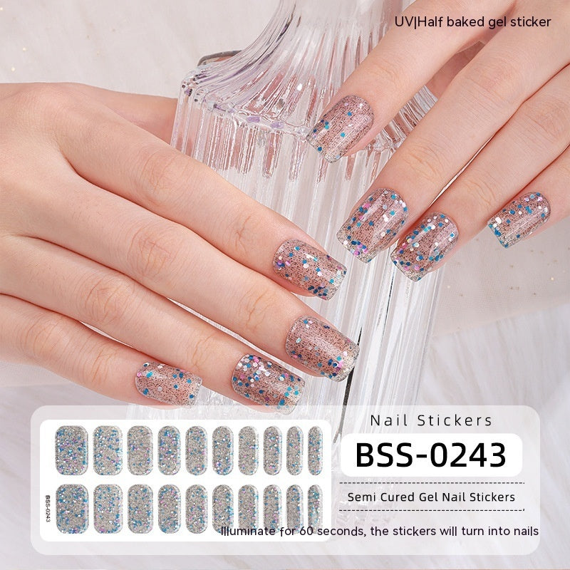 Semi-curing Gel Nail Stickers