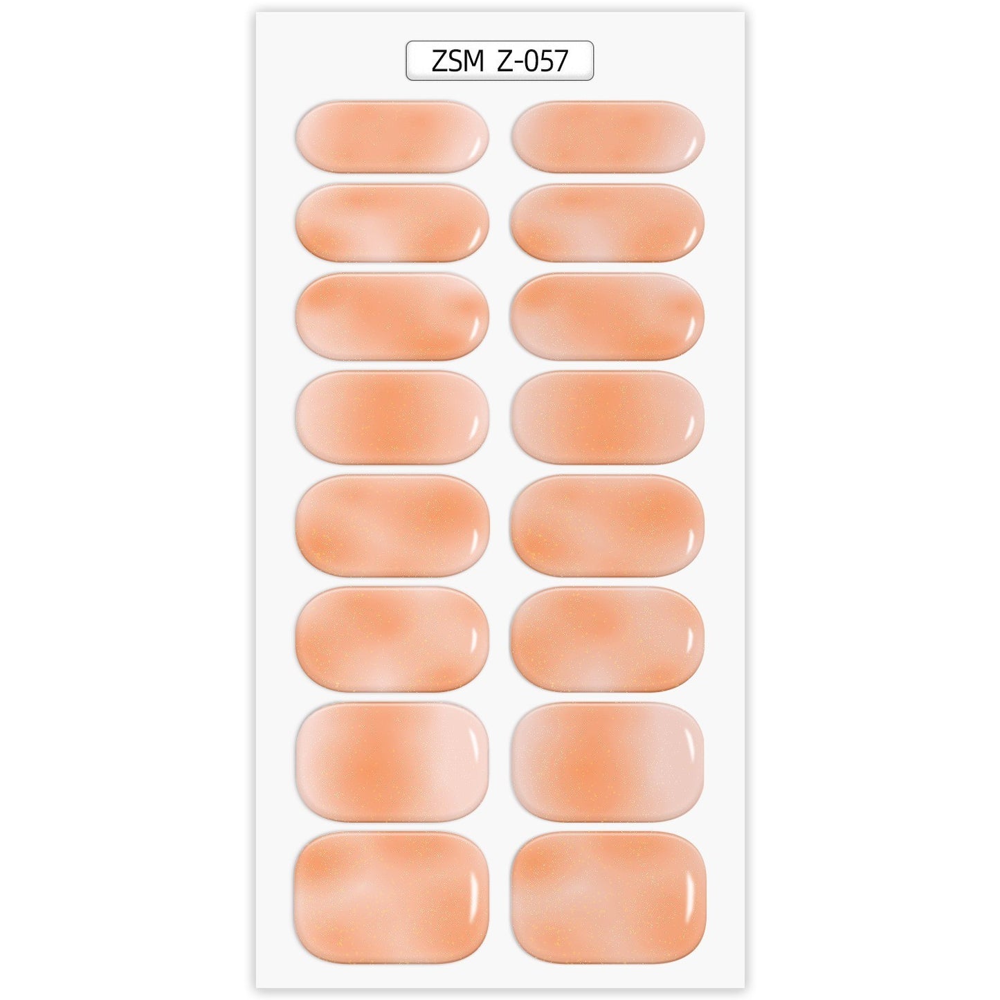 Semi-curing Gel Nail Stickers