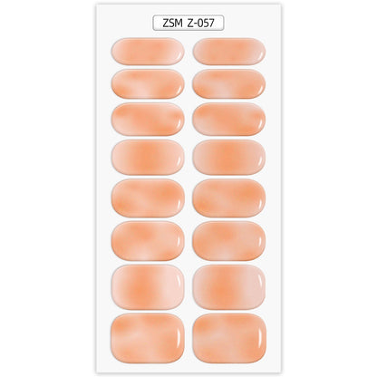 Semi-curing Gel Nail Stickers