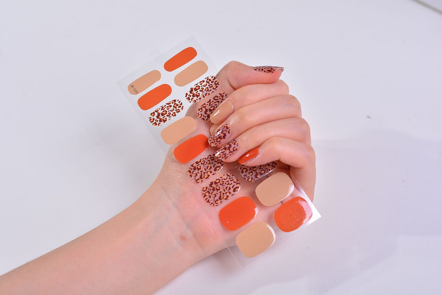 Bronzing 3D Nail Sticker